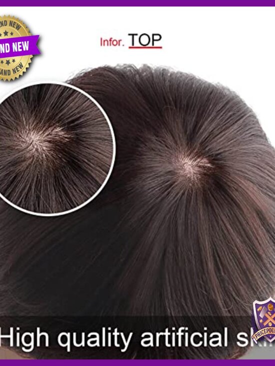 Short Layered Curly Human Hair Blend Wig for Women M Size Glueless main image 4
